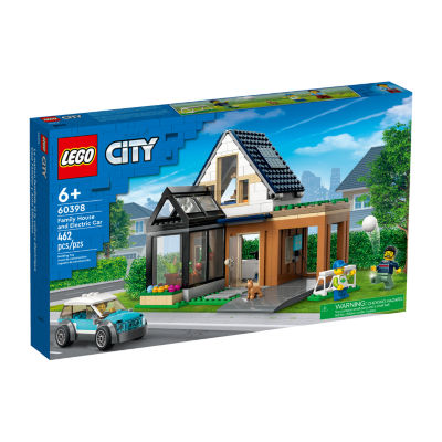 LEGO City Family House And Electric Car 60398 Building Set (462 Pieces)