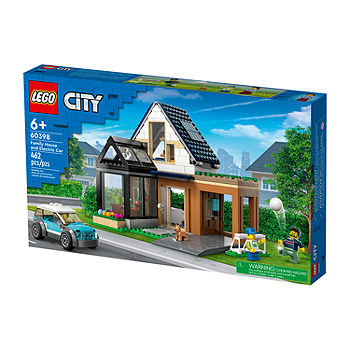 LEGO City Family House And Electric Car 60398 Building Set (462 Pieces)
