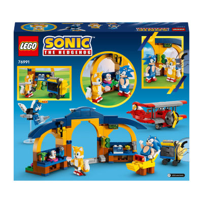 LEGO Sonic the Hedgehog™ Tails' Workshop And Tornado Plane 76991 Building Set (376 Pieces)