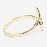 Silver Treasures 14K Gold Over Silver Band