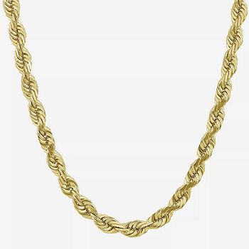 10K Gold 20 Inch Solid Rope Chain Necklace - JCPenney