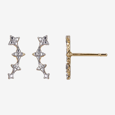 Sparkle Allure Crawler Diamond Accent Curved Ear Climbers