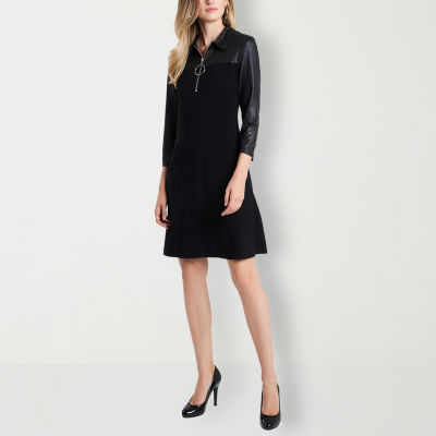 MSK Short Split Sleeve Embellished Cape Sheath Dress