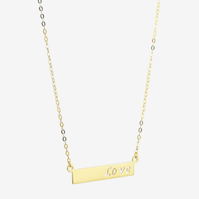 Womens 10K Gold Pendant Necklace