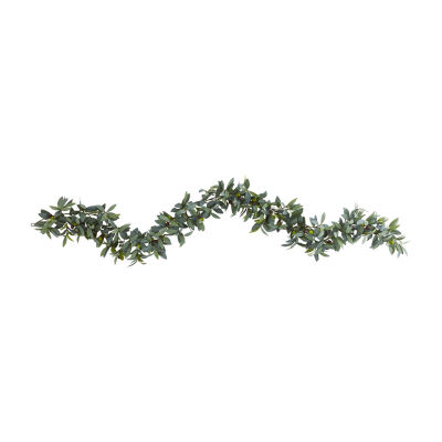 Nearly Natural 6.5ft Olive Thanksgiving Garland