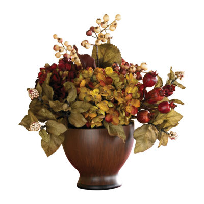 Nearly Natural Seasonal Floral Arrangement