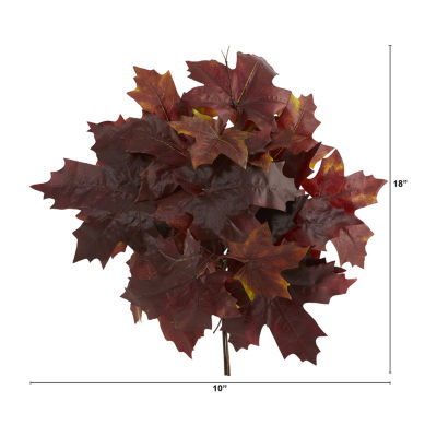 Nearly Natural Autumn Maple Leaf Faux Artificial Flowers