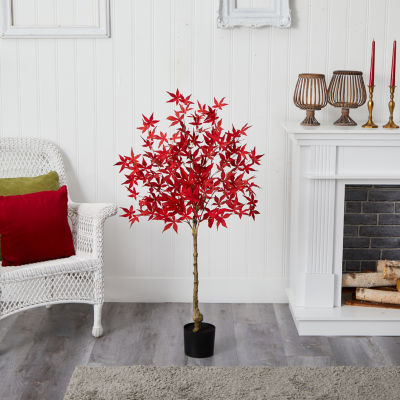 Nearly Natural 4ft Autumn Maple Fall Artificial Plant