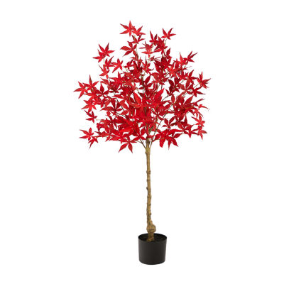 Nearly Natural 4ft Autumn Maple Fall Artificial Plant