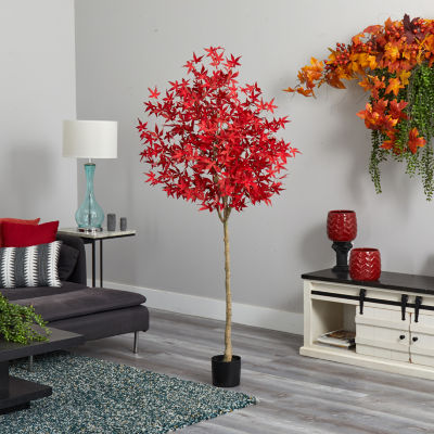 Nearly Natural 6ft Autumn Maple Fall Artificial Plant