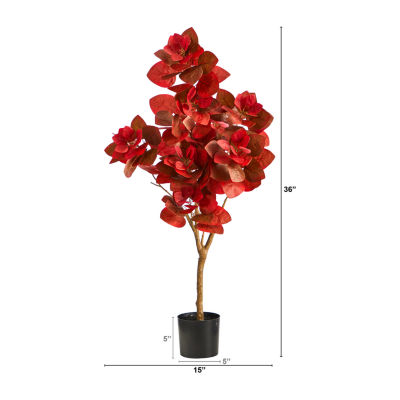 Nearly Natural 3ft Autumn Pomegranate Artificial Plant