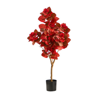 Nearly Natural 3ft Autumn Pomegranate Artificial Plant