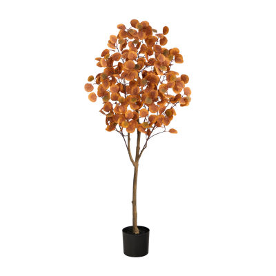 Nearly Natural 5ft Autumn Eucalyptus Artificial Plant