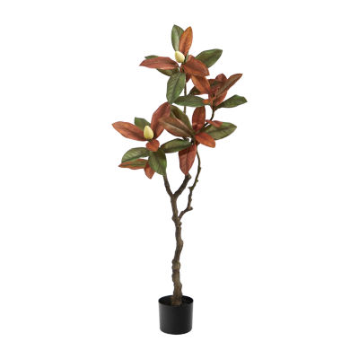 Nearly Natural 4ft Fall Magnolia Artificial Plant