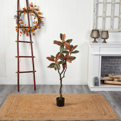 Nearly Natural 4ft Fall Magnolia Artificial Plant