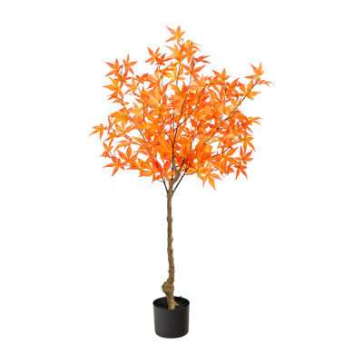 Nearly Natural 4ft Autumn Maple Artificial Plant