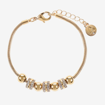 Liz Claiborne Womens Glass Strand Bracelet