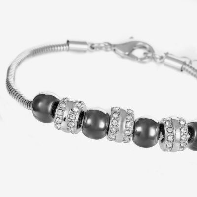 Liz Claiborne Womens Glass Strand Bracelet