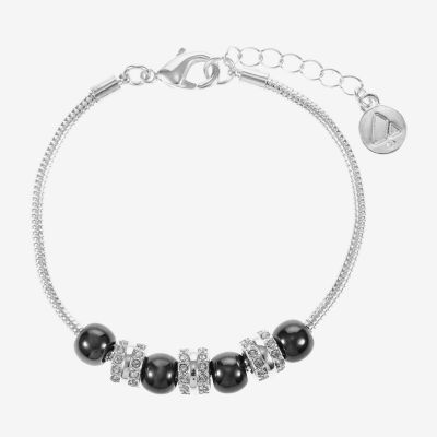 Liz Claiborne Womens Glass Strand Bracelet