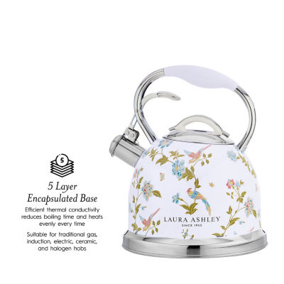 Laura Ashley Stove Top 10-Cup Tea Kettle