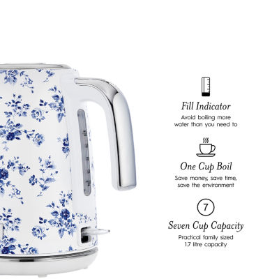 Laura Ashley 1.7 Liter Jug Tea Kettle