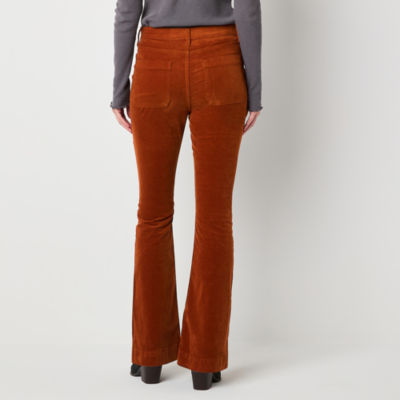 a.n.a Womens High Rise Flare Corduroy Pant