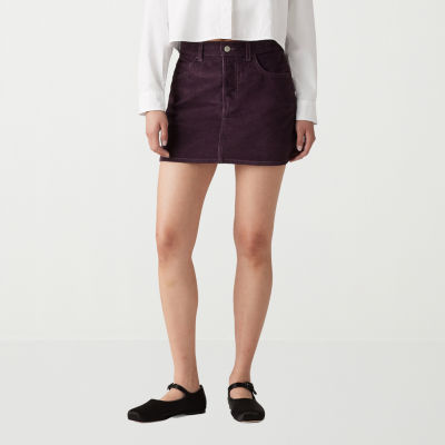 Levi's® Women's Icon Corduroy Skirt, Color: Plum Perfect JCPenney
