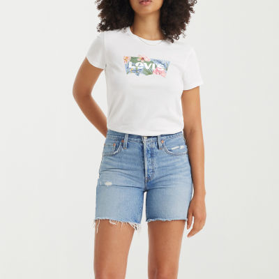 Levi's The Perfect Tee Womens Crew Neck Short Sleeve T-Shirt