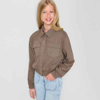 Thereabouts Little & Big Kid Girls Lightweight Utility Jacket