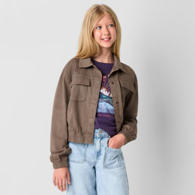 Thereabouts Little & Big Girls Lightweight Utility Jacket