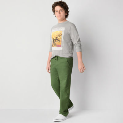 Thereabouts Little & Big Boys Straight Pull-On Pants