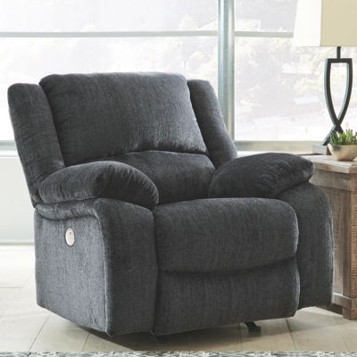 Signature Design by Ashley® Dryden Power Reclining Pad-Arm Recliner
