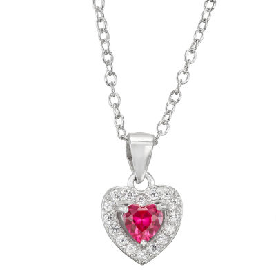 Antique Silver Paperclip Chain LV Pink Heart Necklace – Petals Jewelry  Designs by Brandi Crain
