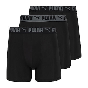 Manuscript Accommodatie erectie Puma Mens 3 Pack Boxer Briefs, Color: Black Gray - JCPenney