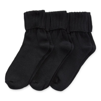 Mixit Ribbed Turncuff Socks Womens