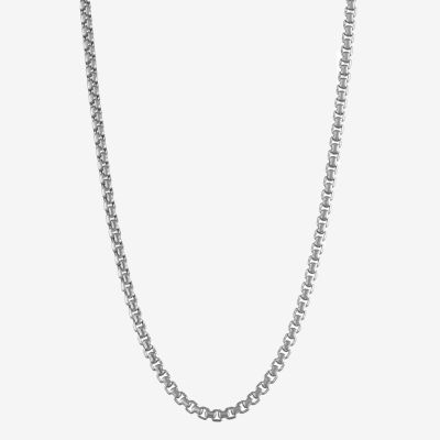 14K Gold Inch Solid Box Chain Necklace