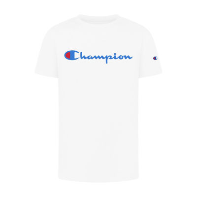 Champion Big Boys Crew Neck Short Sleeve Graphic T-Shirt