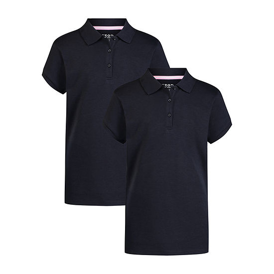 IZOD Little & Big Girls 2-pc. Short Sleeve Polo Shirt