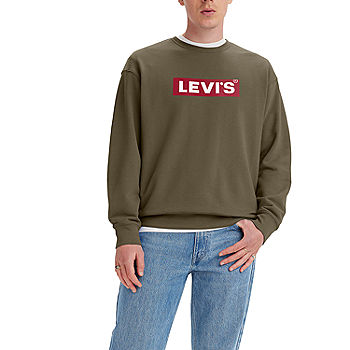 Zinloos legering lettergreep Levi's® Mens Crew Neck Long Sleeve Sweatshirt