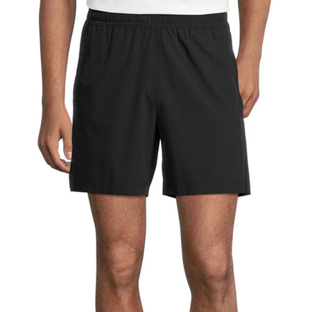 Xersion Run 6" Mens Moisture Wicking Workout Shorts, Xx-large, Black