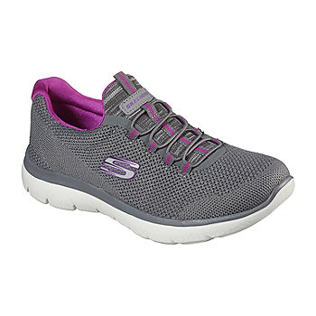 huisvrouw kousen hebzuchtig Skechers Summits Cool Classic Womens Walking Shoes, Color: Charcoal Purple  - JCPenney