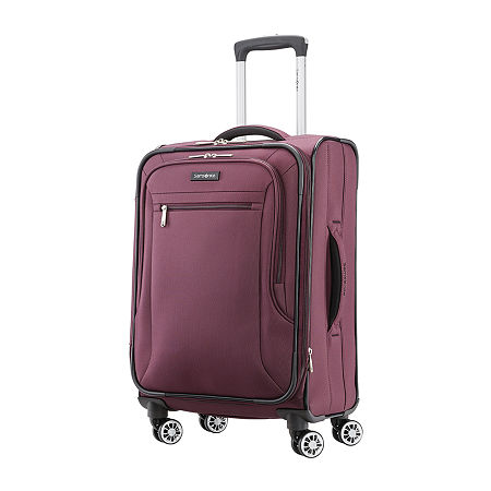 Samsonite Ascella X Softside 20 Inch Lightweight Spinner Luggage, One Size, Purple