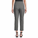 Worthington Womens Mid Rise Curvy Fit Ankle Pant
