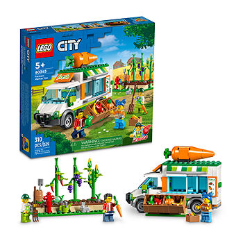 LEGO City Farm Farmers Market Van 60345 Building Set (310 Pieces