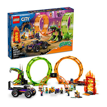 LEGO City Stuntz Double Loop Stunt Arena 60339 Building Set (598 Pieces) -  JCPenney