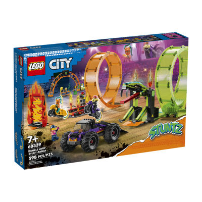 LEGO City Stuntz The Shark - Set 60342 JCPenney Building (122 Pieces) Attack Challenge Stunt