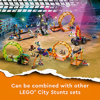 60342 Challenge LEGO Attack The City Shark Stunt Set - Building Pieces) Stuntz (122 JCPenney