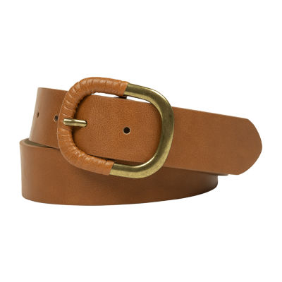 a.n.a Soft Square Wrapped Buckle Womens Belt