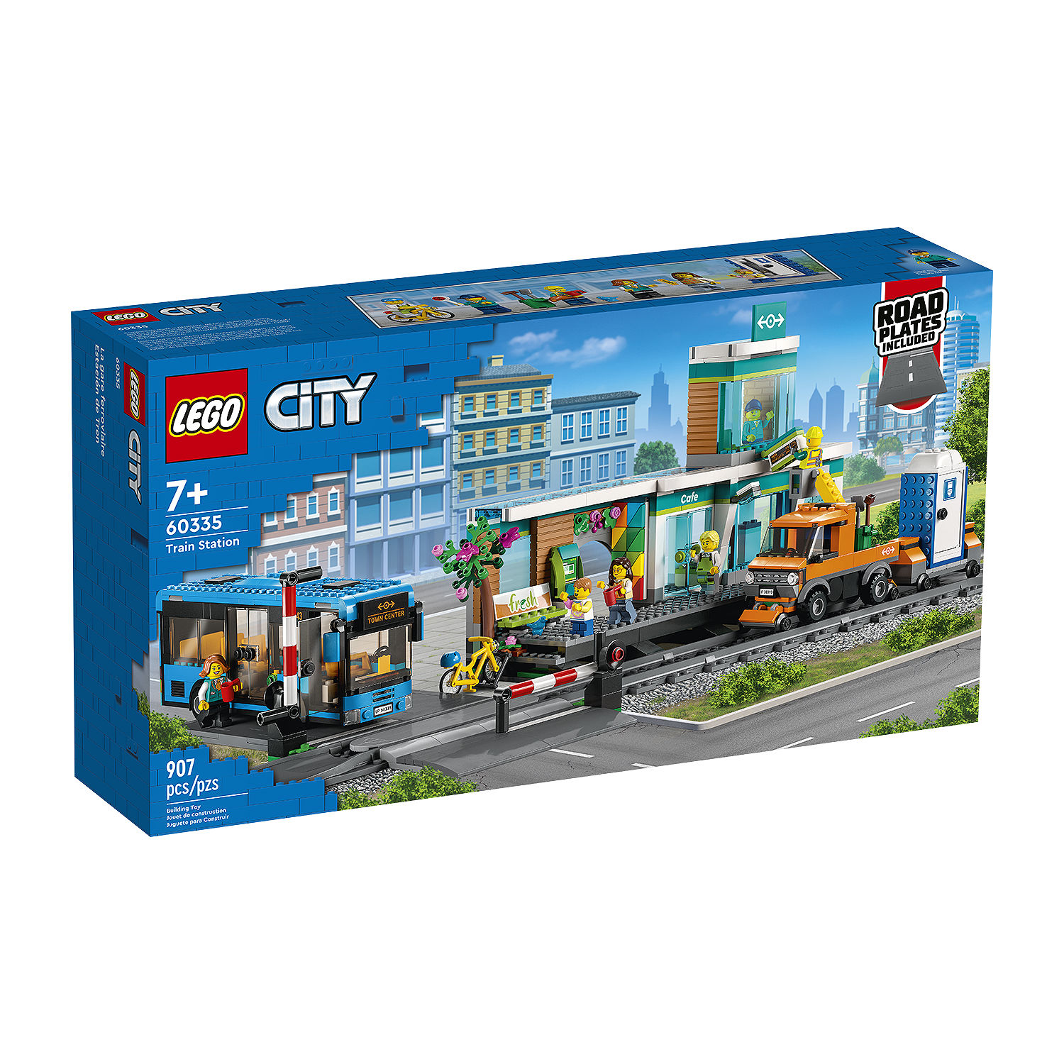 Pounding pave Svaghed LEGO City Trains Train Station 60335 Building Set (907 Pieces)