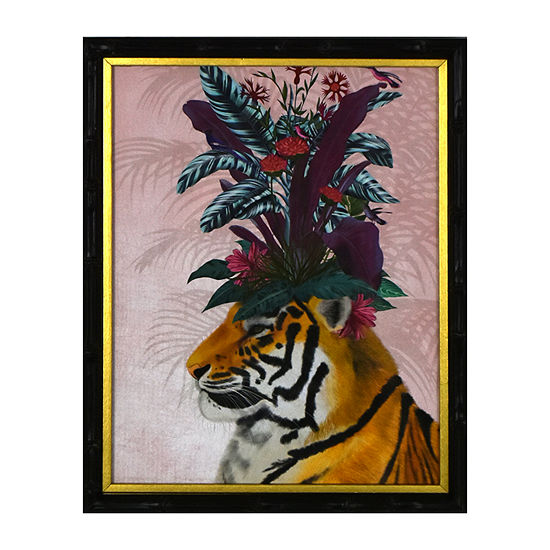 Masterpiece Art Gallery 11x14 Wild Tiger Animals + Insects Print